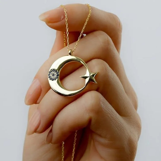 Ay Yildiz mit Nazar – Symbolischer Schutz mit kultureller Tiefe