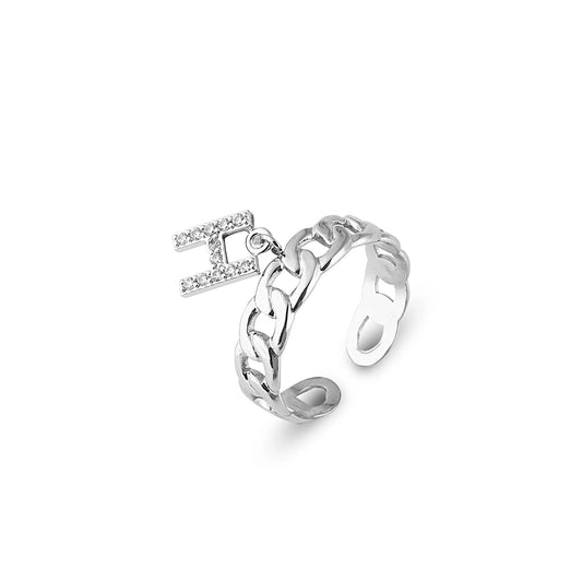 Buchstabenring anello di Lettere