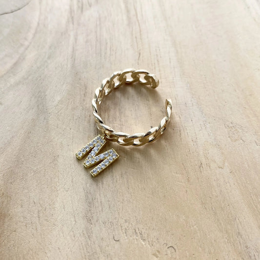 Buchstabenring anello di Lettere