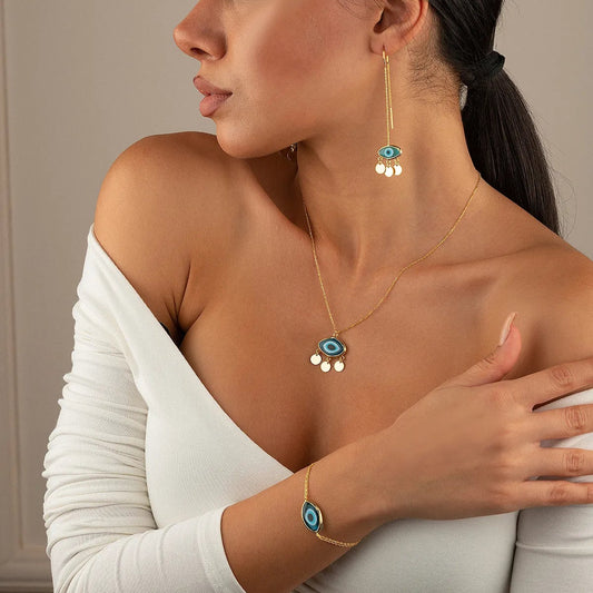 Nazar-Augenperle Set – Stilvoller Schutz vor dem Bösen Blick