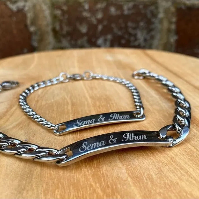 Stainless Steel Armband – Persönlich, stilvoll mit kostenloser Gravur