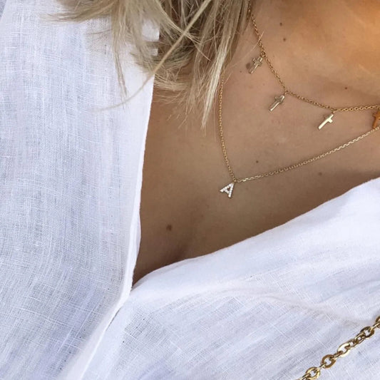 Kette mit einem Buchstaben – Dein Initial, Dein Stil 1