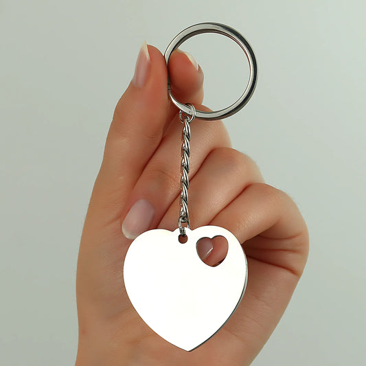 Schlüsselanhänger Herz – Edelstahl mit Gefühl und Stil