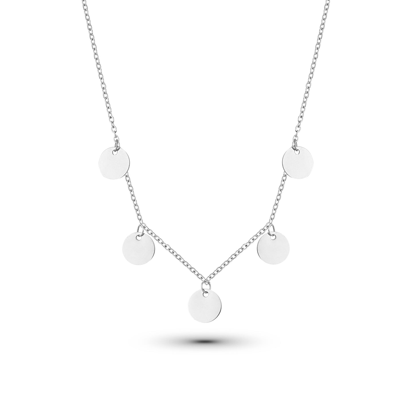 Fünf-Platten-Plain Kette – Schlicht, stilvoll, individuell