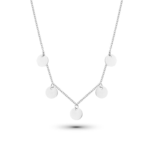 Fünf-Platten-Plain Kette – Schlicht, stilvoll, individuell