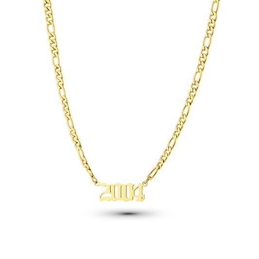 Jahreskette mit Figarokette