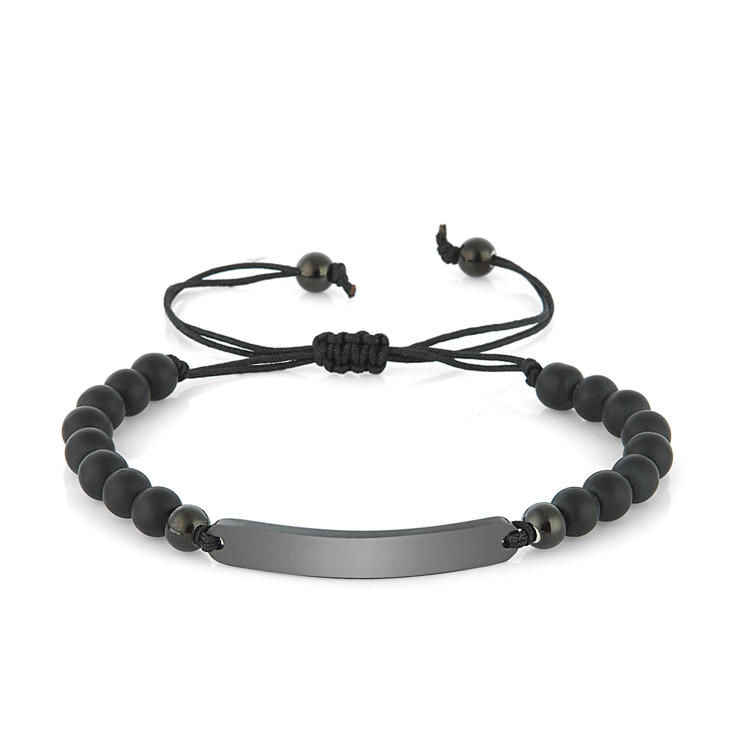 Perlen Armband mit Gravurplatte – Stil trifft auf Persönlichkeit