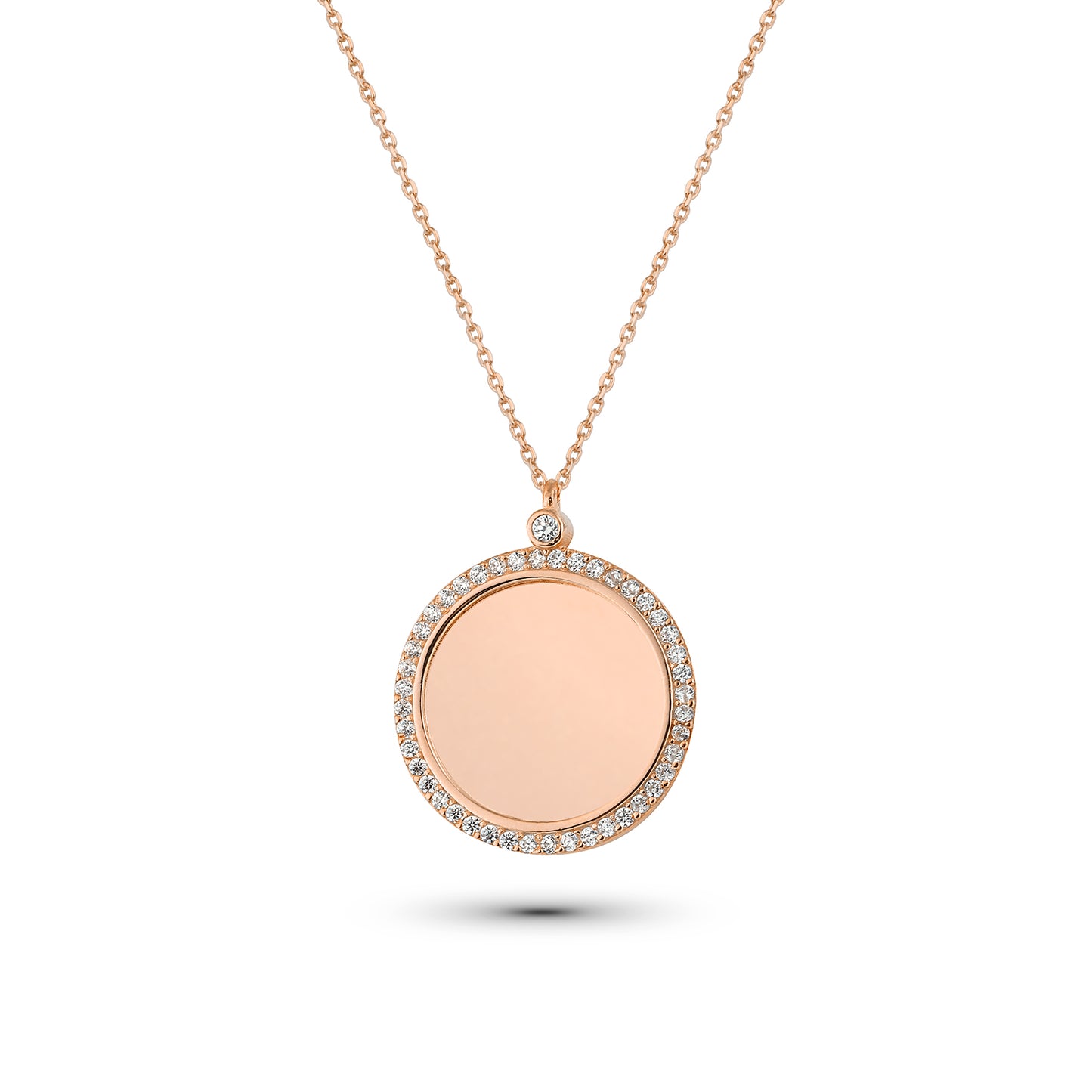 Plättchenkette mit Steinumrandung