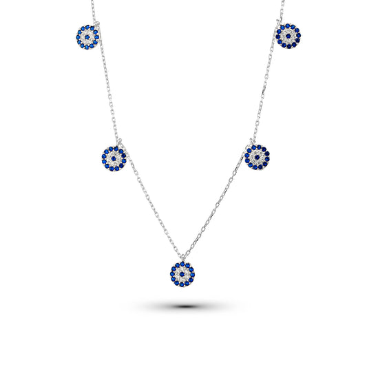 Nazar Halskette Schutz Stil in einem Schmuckstück