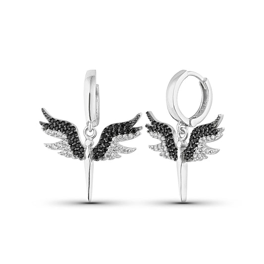 Mikail Engel Ohrringe - Creole Himmlischer Schutz im Kreis der Eleganz