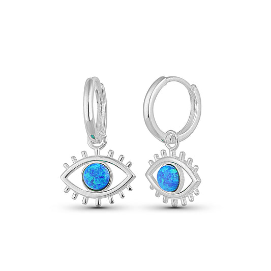 Augen Effekt Ohrringe mit Opal – Schutz trifft auf Eleganz