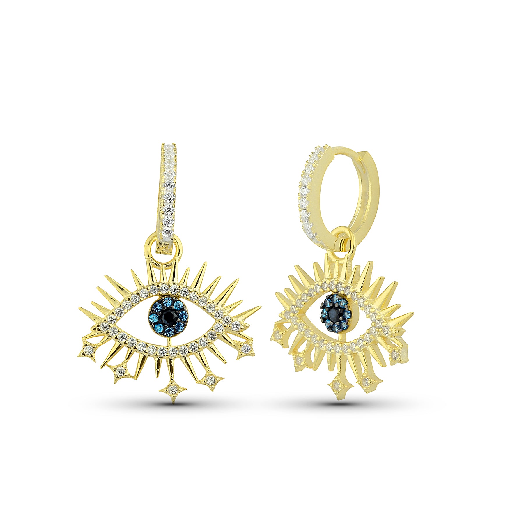 Nazar The Sun Ohrringe – Schutz & Eleganz in Einem