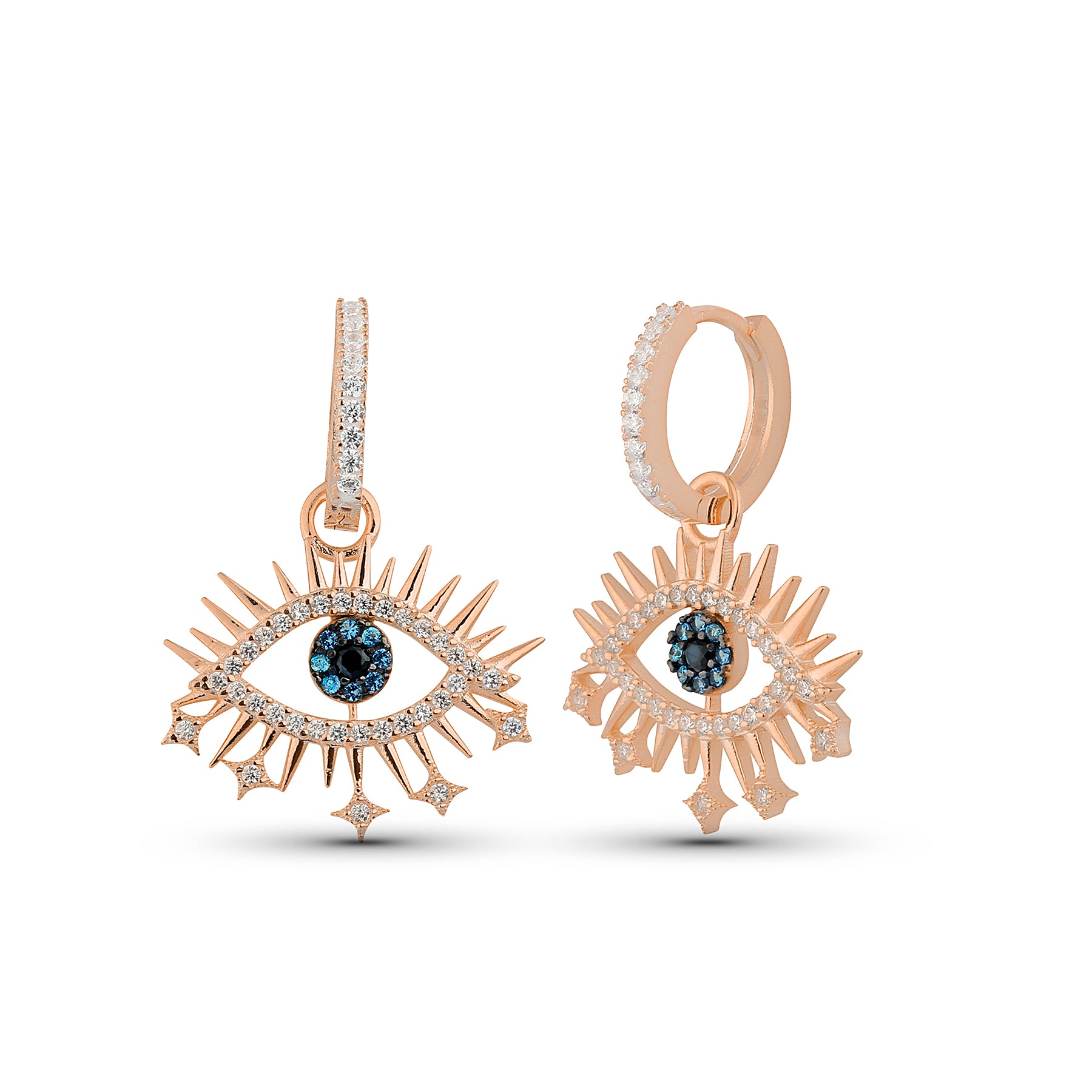 Nazar The Sun Ohrringe – Schutz & Eleganz in Einem