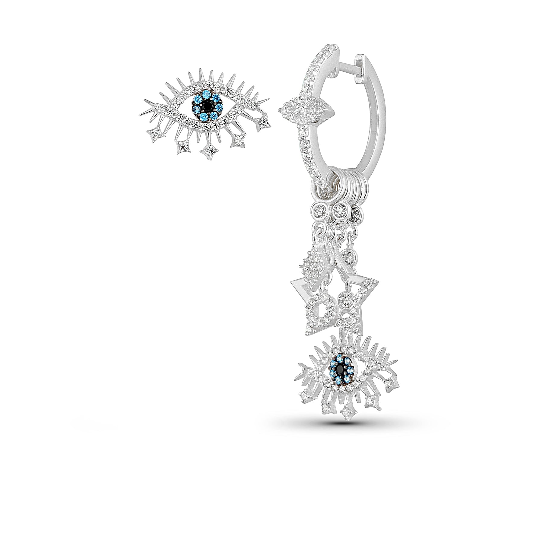 Augen Effekt Ohrringe – Mystischer Blick, Stilvolles Design