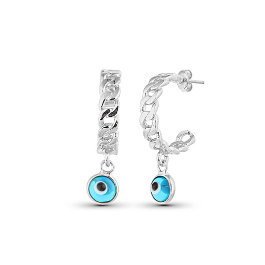 Cuban Ohrring Nazar – Stil trifft auf Schutz