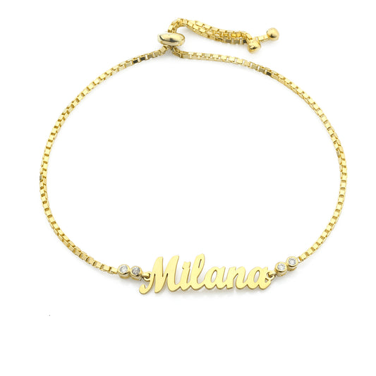 Snake Armband mit Name – Schlanke Eleganz trifft auf Individualität