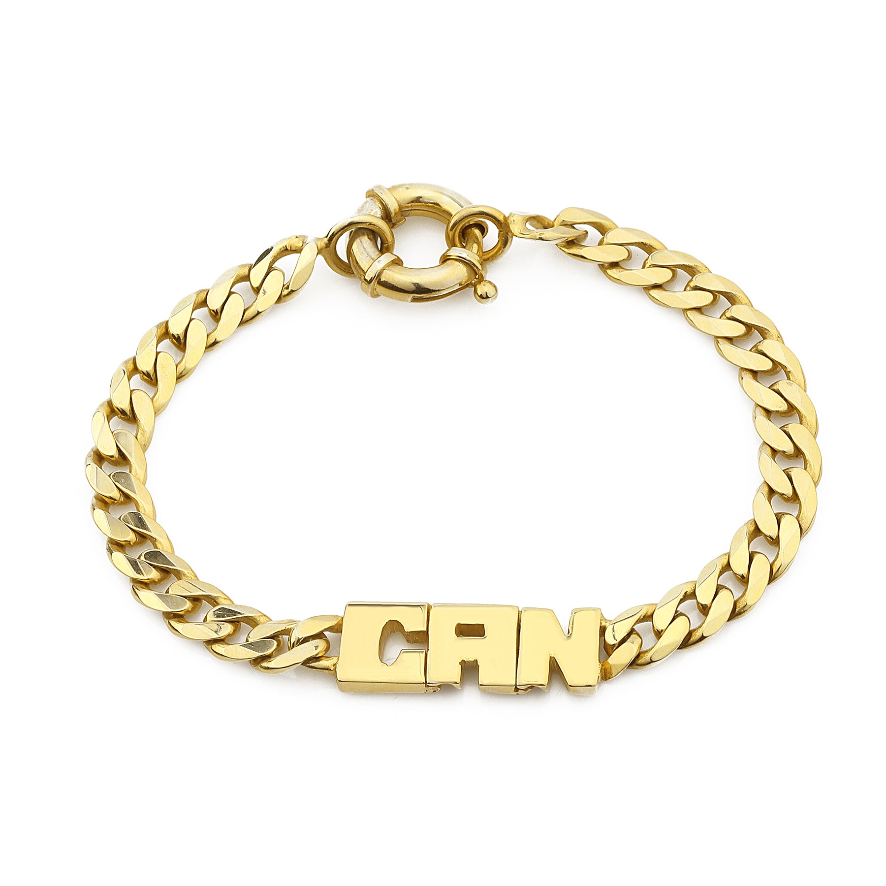 Panzer Armband mit Wunschname – Maskuliner Stil trifft persönliche Gravur