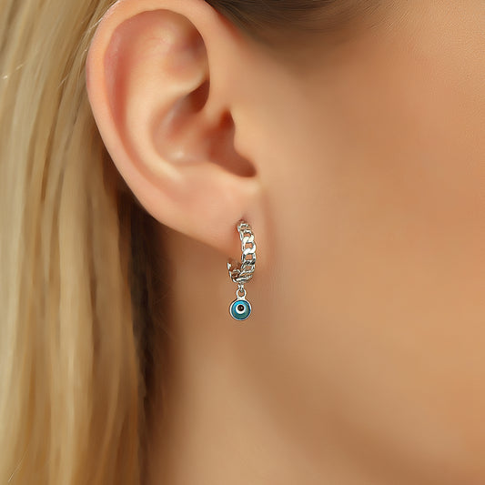 Cuban Ohrring Nazar – Stil trifft auf Schutz