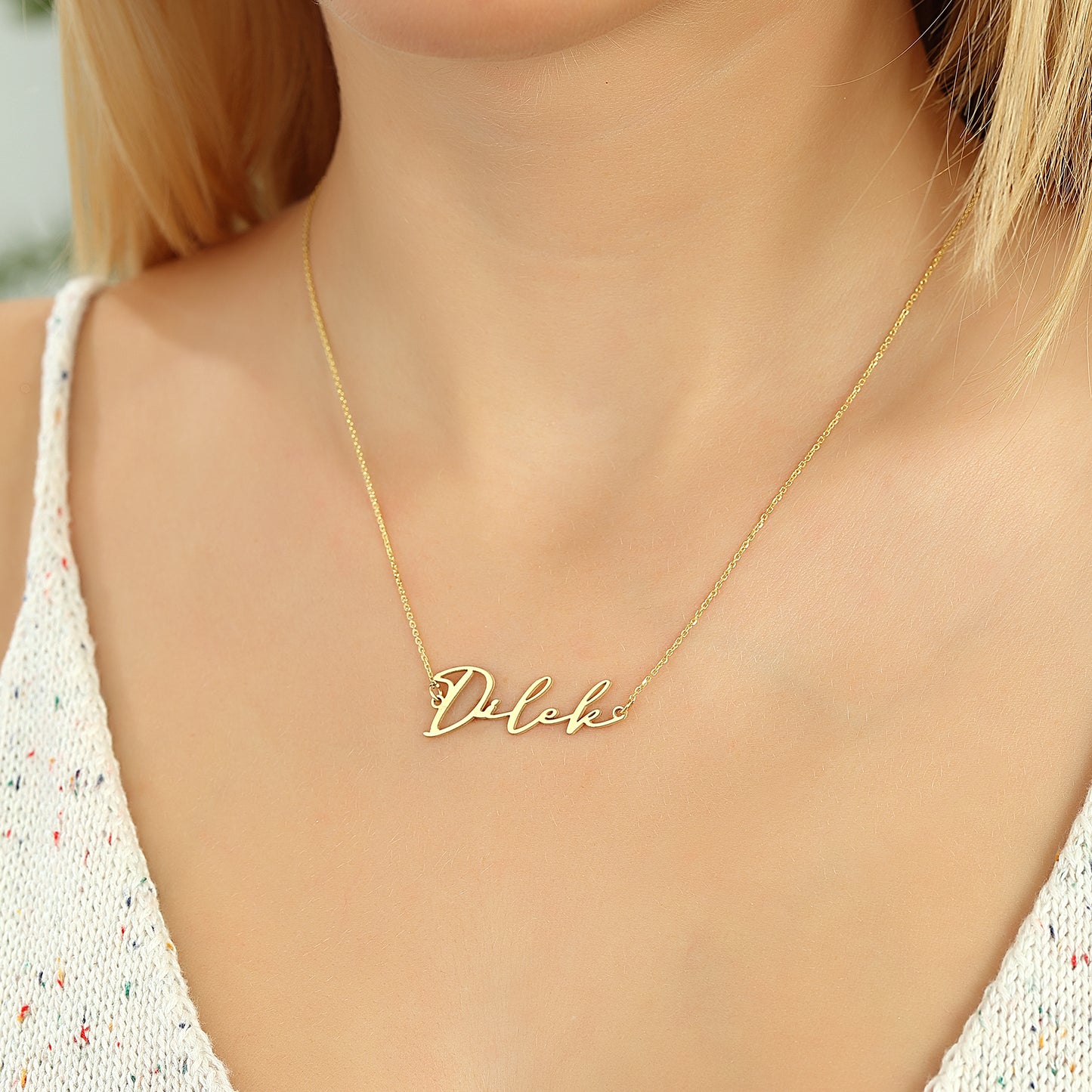 Künstler Design Kette-disegno dell’artiste Lettere – Waagerecht