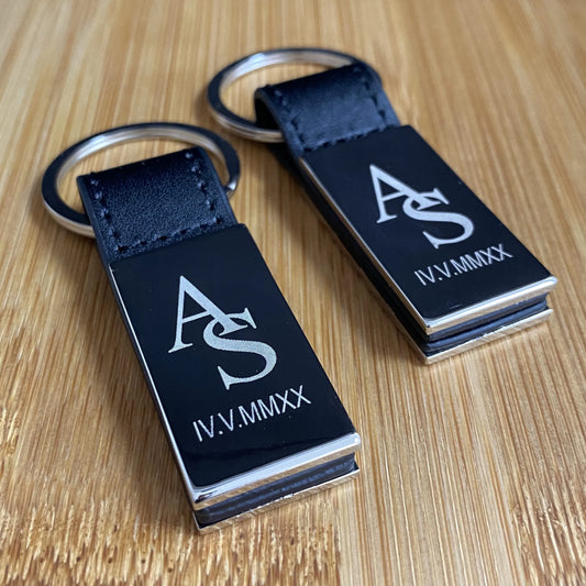 Partner Schlüsselanhänger aus Edelstahl – Verbunden für immer