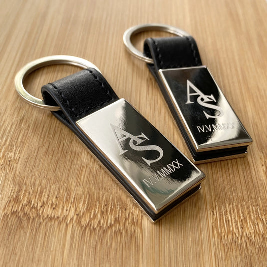 Partner Schlüsselanhänger aus Edelstahl – Verbunden für immer