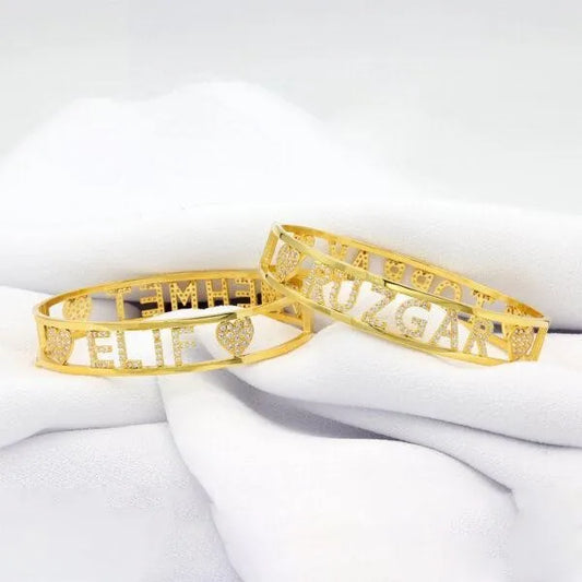 Armreifen mit Wunschbuchstaben