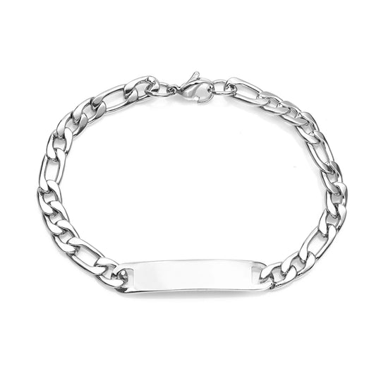 Partnerarmbänder aus Edelstahl Symbol der Zusammengehörigkeit